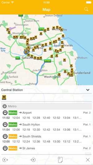 Tyne and Wear Metro App(圖4)-速報App