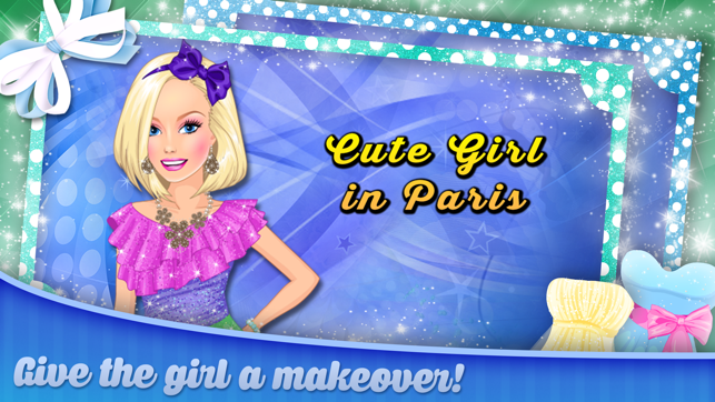 Cute Girl in Paris Makeup game for girls