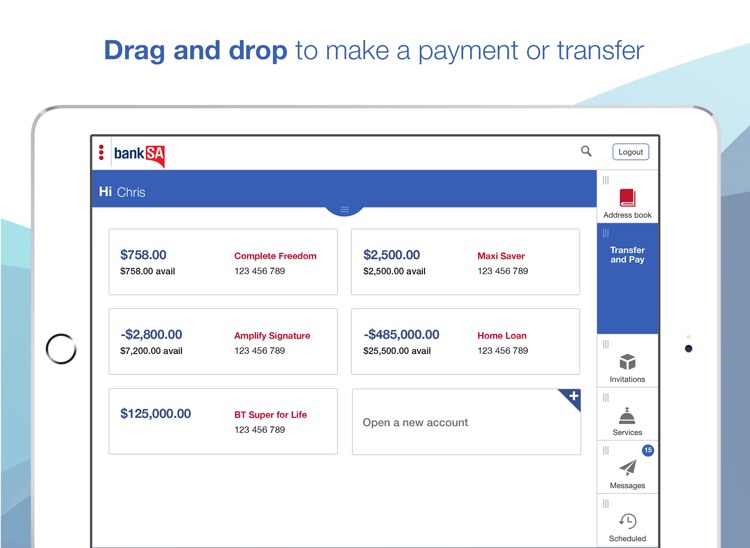 BankSA Banking for iPad