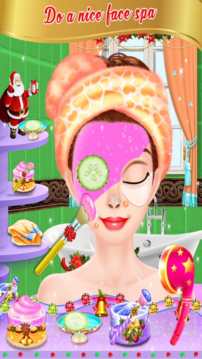 Christmas Party Makeover Salon - girls games