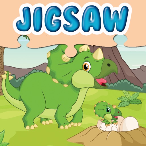 Jurassic Dinosaurs Jigsaw Puzzle - Planet Dinos Educational Puzzles Games to Help Kids and Kindergartens Learn Icon