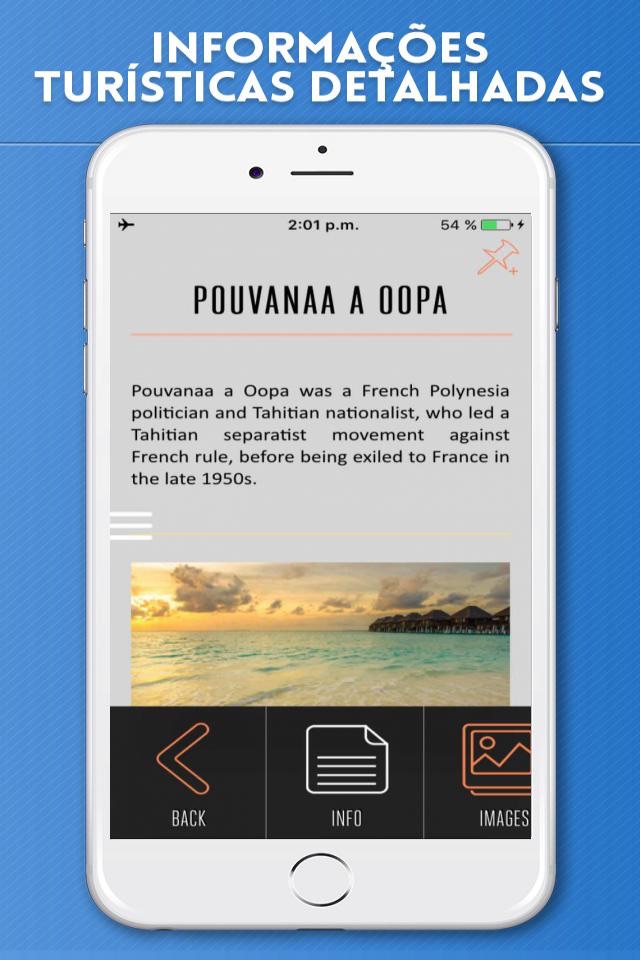 Tahiti Travel Guide and Offline Street Map screenshot 3