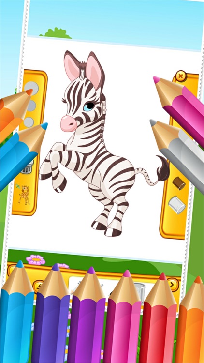 My Zoo Animal Friends Draw Coloring Book World for Kids