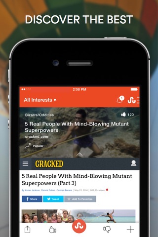 StumbleUpon screenshot 2