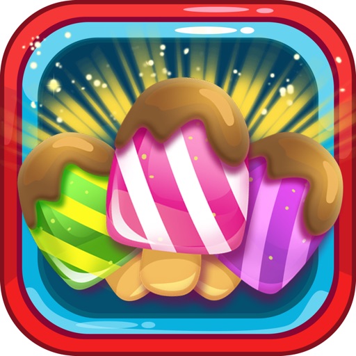 Candy Ice Cream Crush Match 3 Puzzle Games Icon