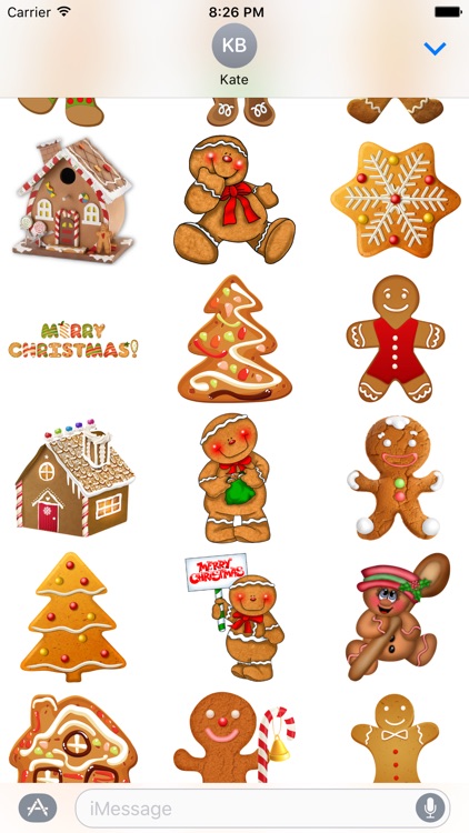 Gingerbread & Christmas Cookies Stickers