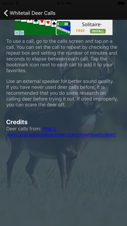 Whitetail Deer Calls screenshot-3