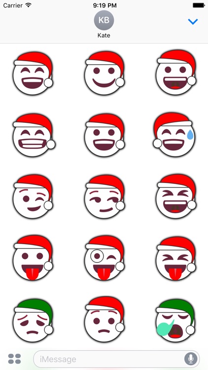 Christmas Emoji • Stickers for iMessage