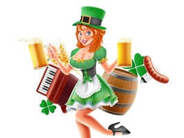Celebrate your Irish heritage with this animated sticker pack of Ireland themed art