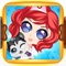 In this kids game you get to play doctor and care for your new pet puppy