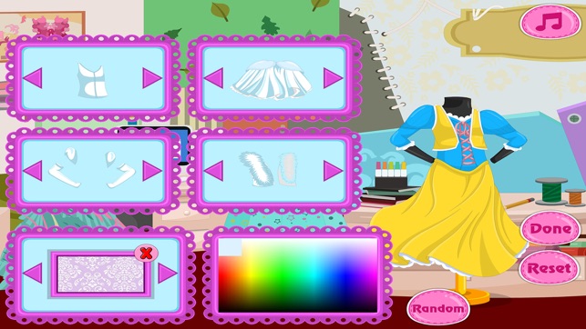 Princess Dress Design ~ Make your own dress(圖3)-速報App