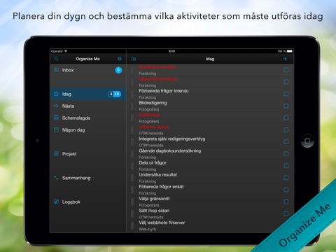 Organize Me for iPad screenshot 3