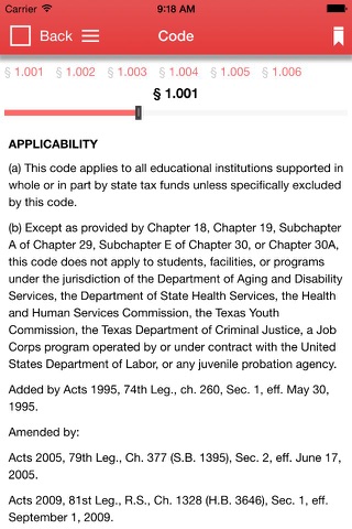 Texas Education Code 2017 screenshot 2