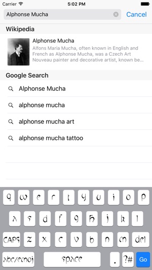 Alphonse Mucha Keyboard(圖1)-速報App