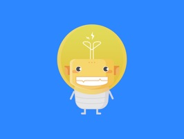 Express yourself with Wattson, a cute little lightbulb with plenty of personality