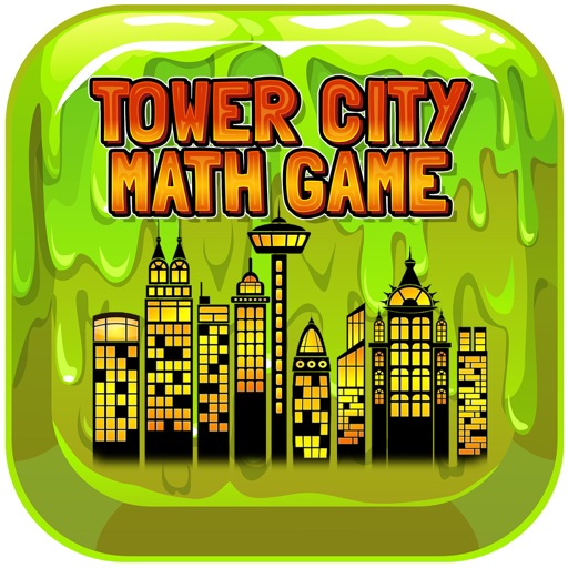 Tower City Math Game For Kids Icon