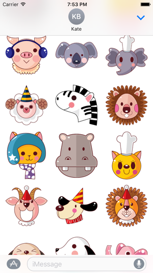 Animal Funny Sticker Pack 01(圖2)-速報App