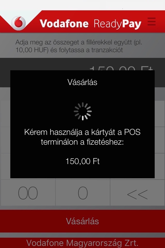 Vodafone ReadyPay screenshot 2