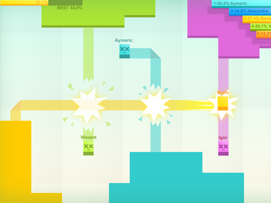 Screenshots of Paper.io for iPad
