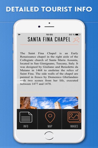 San Gimignano Travel Guide and Offline City Map - náhled