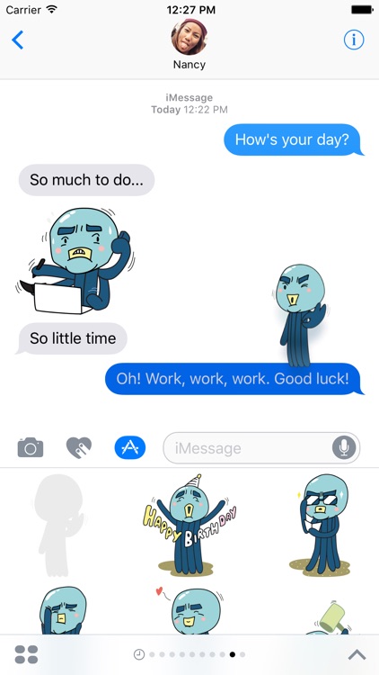 Cranky Octo - Octopus Stickers for iMessage