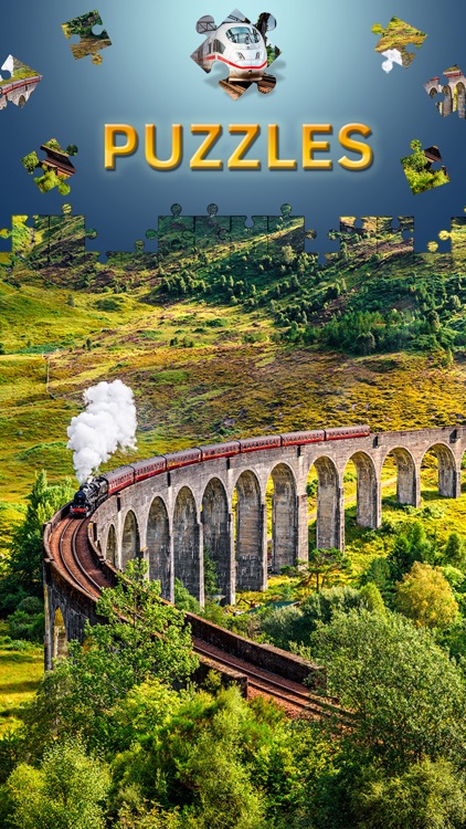 Train Jigsaw Puzzle Games Free