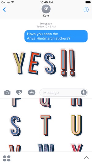 Anya Hindmarch Alphabet Stickers(圖1)-速報App