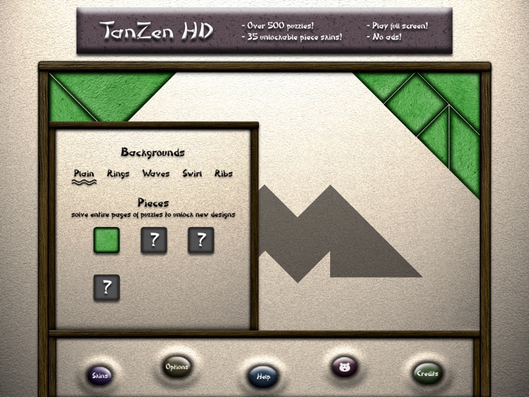 TanZen HD Free - Relaxing tangram puzzles
