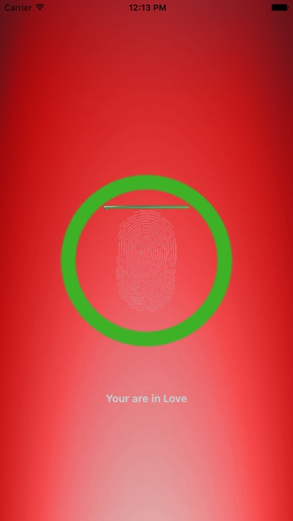 Prank Love Mood Finger Scanner