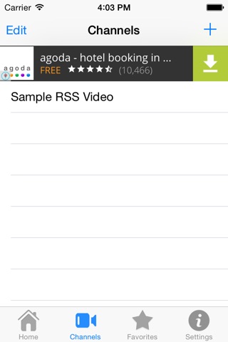 RSS Video Player screenshot 2