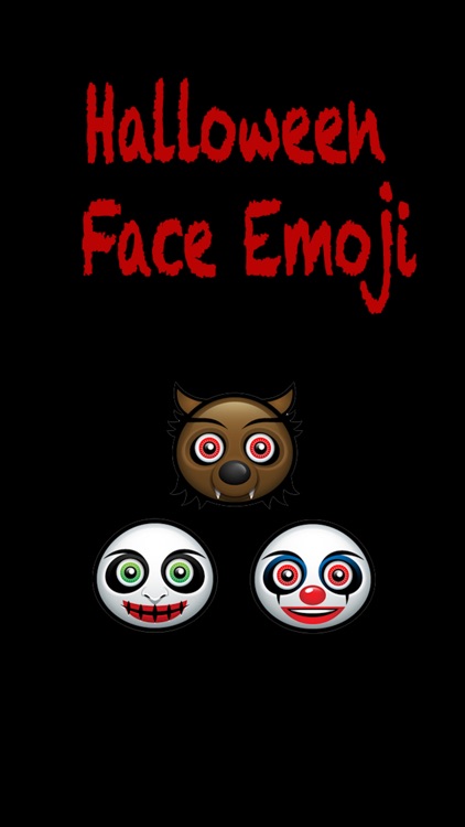 Halloween Face Emoji - Sticker