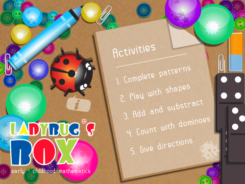 Ladybug's Box: Early Childhood Mathematics screenshot 3