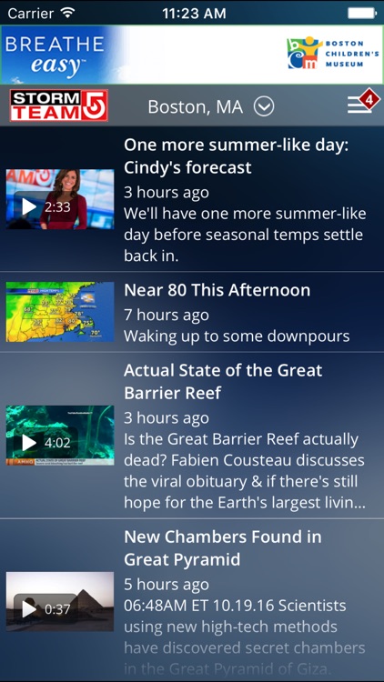 WCVB Boston Weather