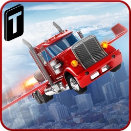 Modern Flying Truck Sim 3D