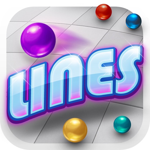 Lines 98 original with color balls iOS App