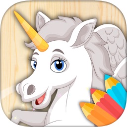 Unicorn & pegasus coloring pages Fantastic animals