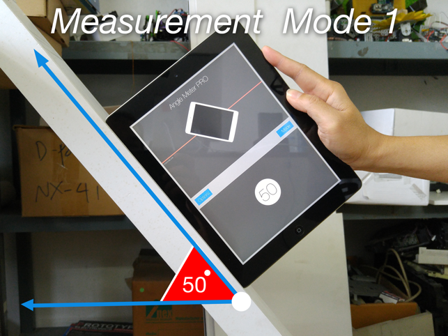 ‎Angle Meter PRO HD for iPad Screenshot