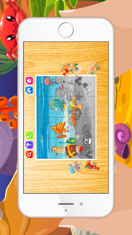 Sea Animals Jigsaw Puzzles for Kids and Toddler – Kindergarten and Preschool Learning Games Free