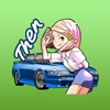 Cars and Girls Stickers for iMessage Vol 1