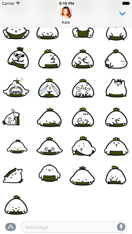 Rice Roll Animated Sticker Pack