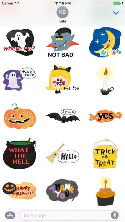 Awesome Halloween Stickers for iMessage