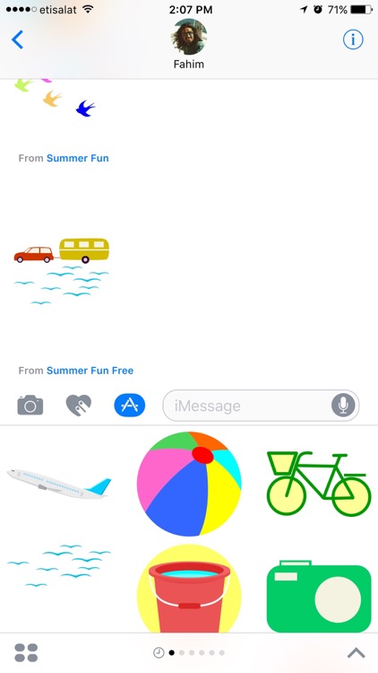 Summer Fun Stickers (Free)