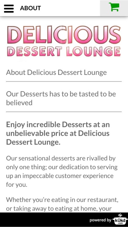 Delicious Dessert Lounge Desserts Takeaway screenshot-3