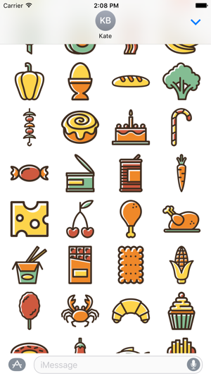 Food Sticker Set(圖2)-速報App