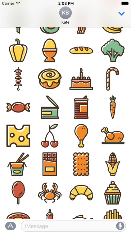 Food Sticker Set