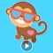 Cute Monkeys Stickers