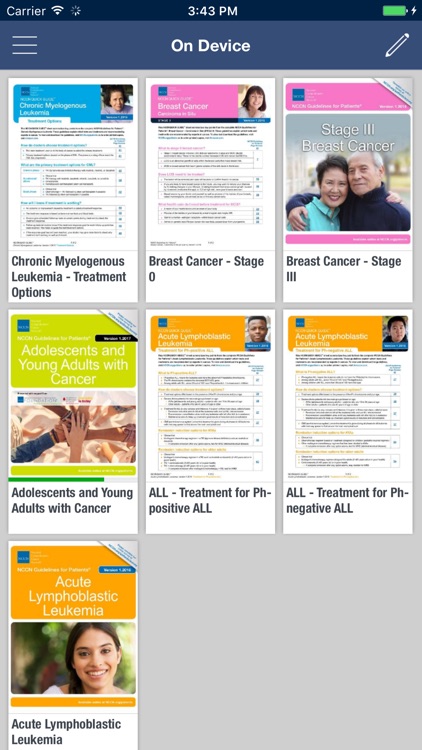 NCCN Patient Guides for Cancer