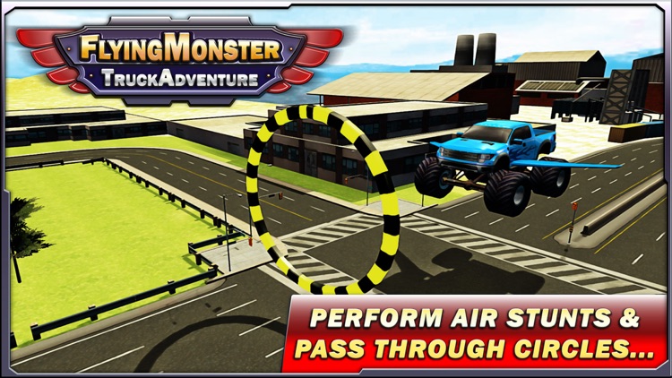 Flying Monster Truck Adventure & Lorry driving