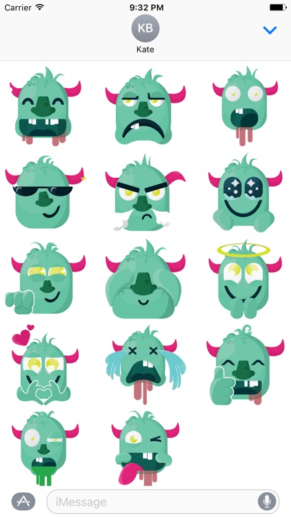 Baby Monster Sticker - Cute Messages