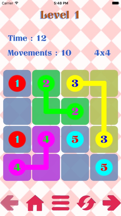 Math Puzzle:Draw Lines to Link Numbers